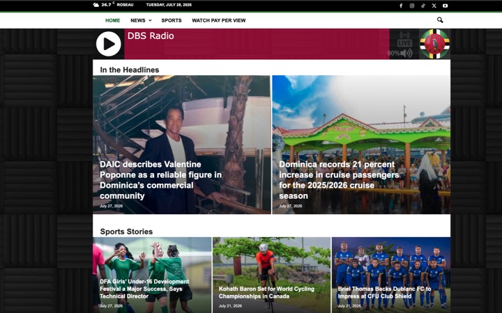 DBS Radio website
