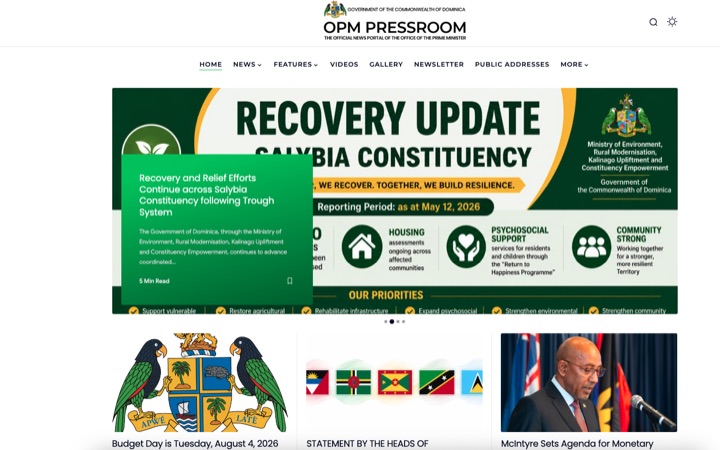 OPM Pressroom website